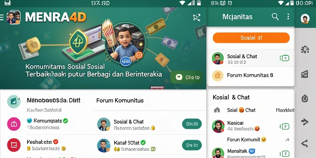 Tampilan antarmuka MENARA4D yang menarik dan mudah digunakan.